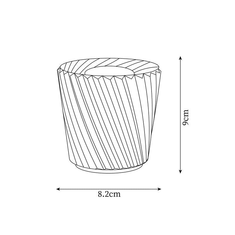 Contemporary Crystal Faceted Prism Table Lamp 1-Light