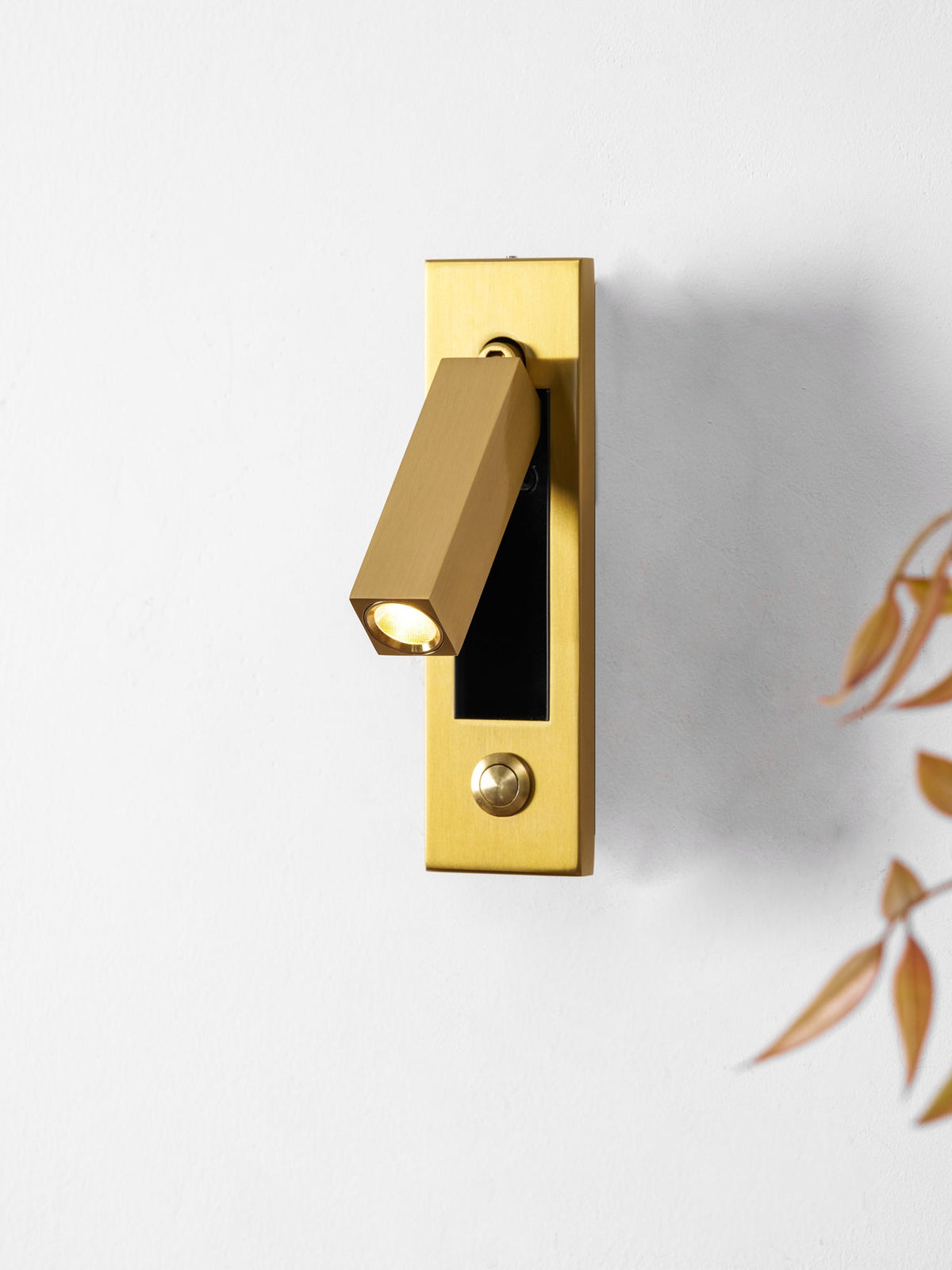 Modern Minimal Embedded Aluminum LED Wall Sconce 1-Light