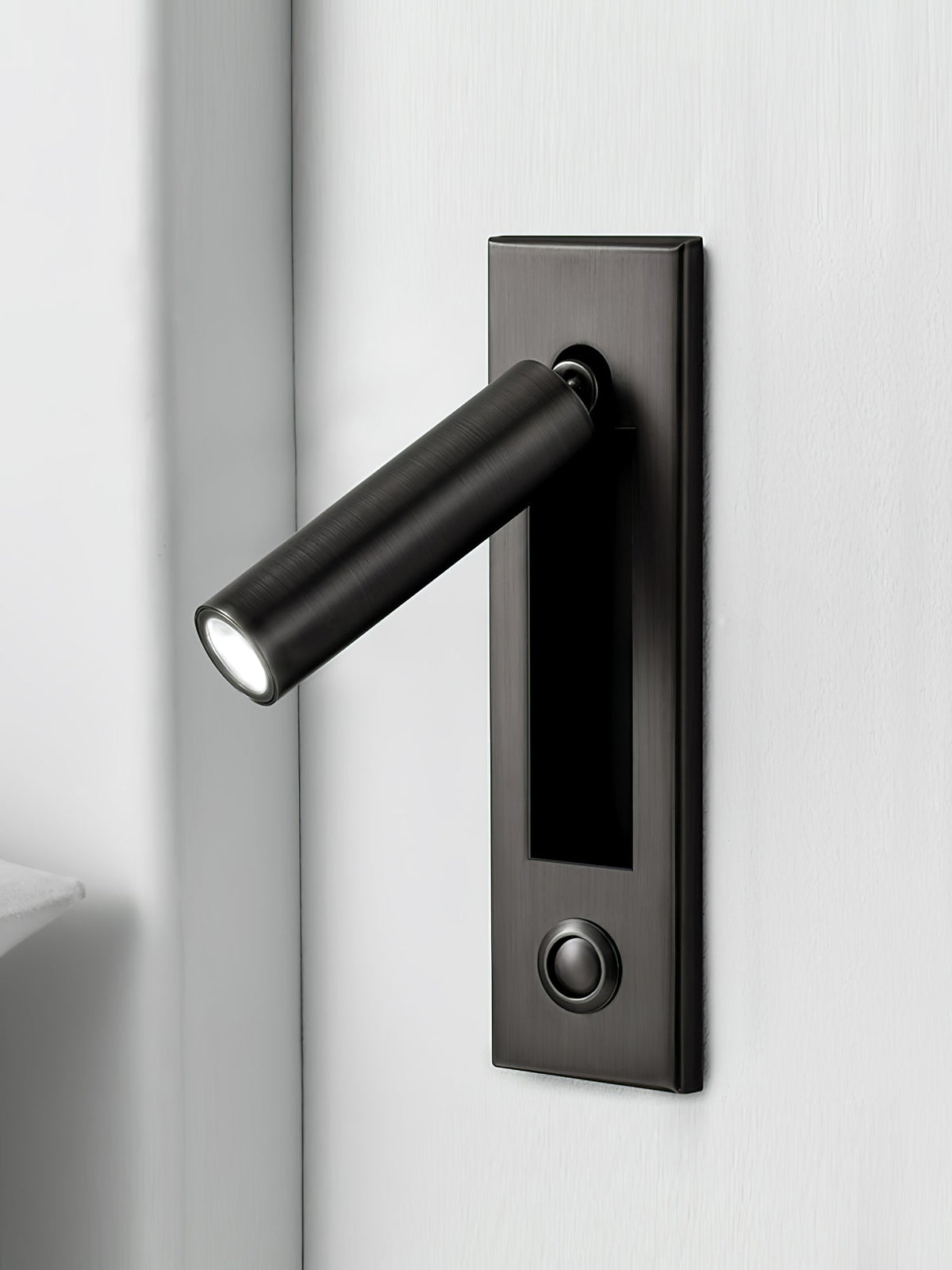 Modern Minimal Embedded Aluminum LED Wall Sconce 1-Light