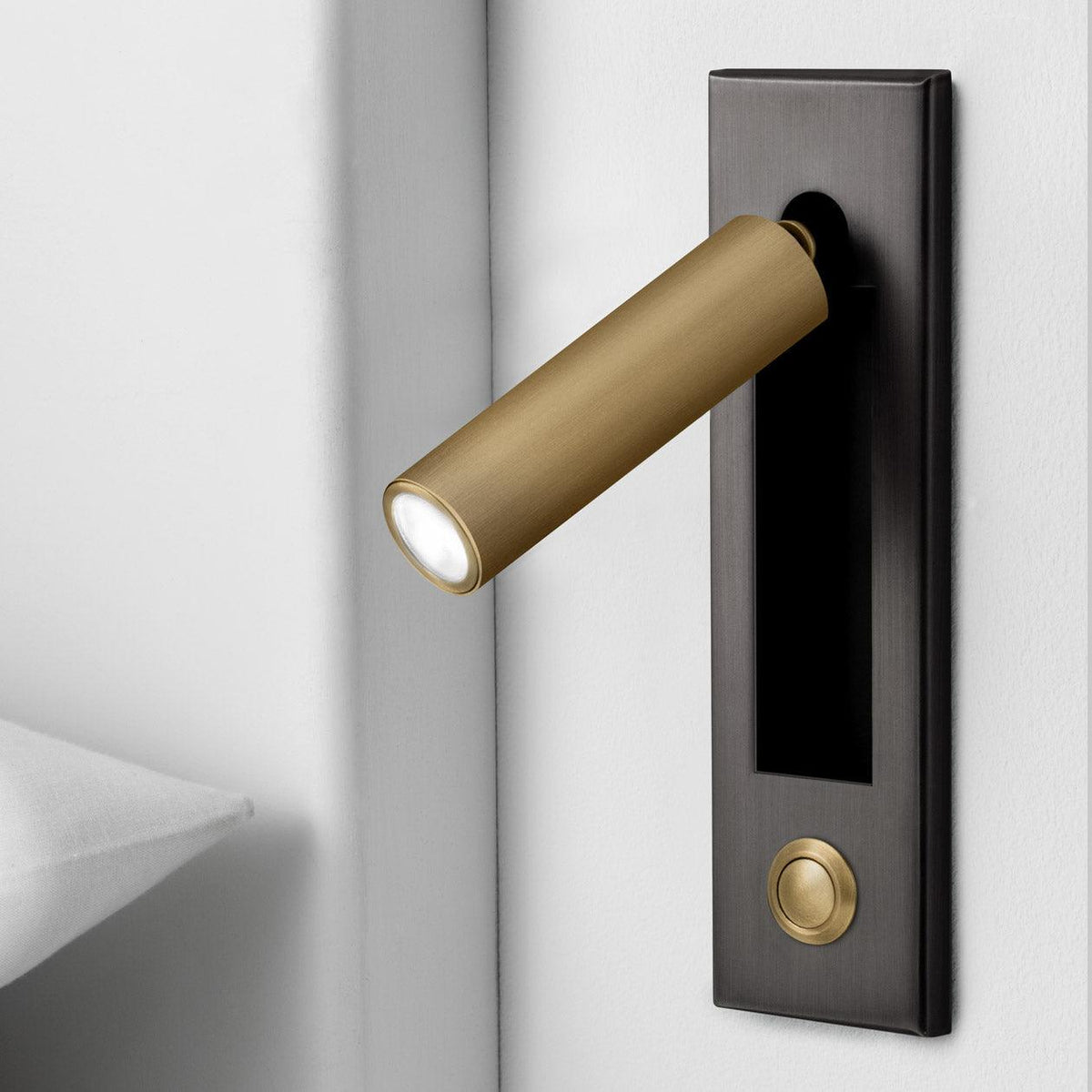 Modern Minimal Embedded Aluminum LED Wall Sconce 1-Light