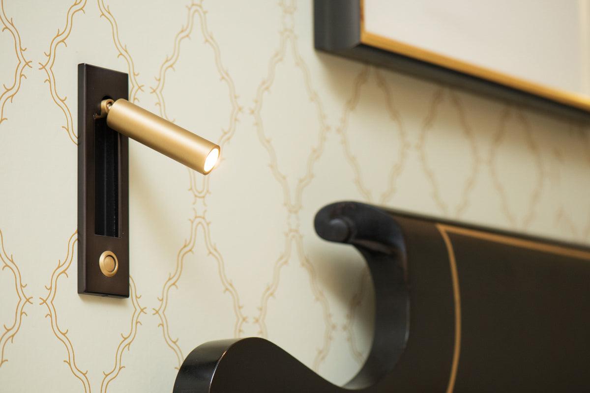 Modern Minimal Embedded Aluminum LED Wall Sconce 1-Light
