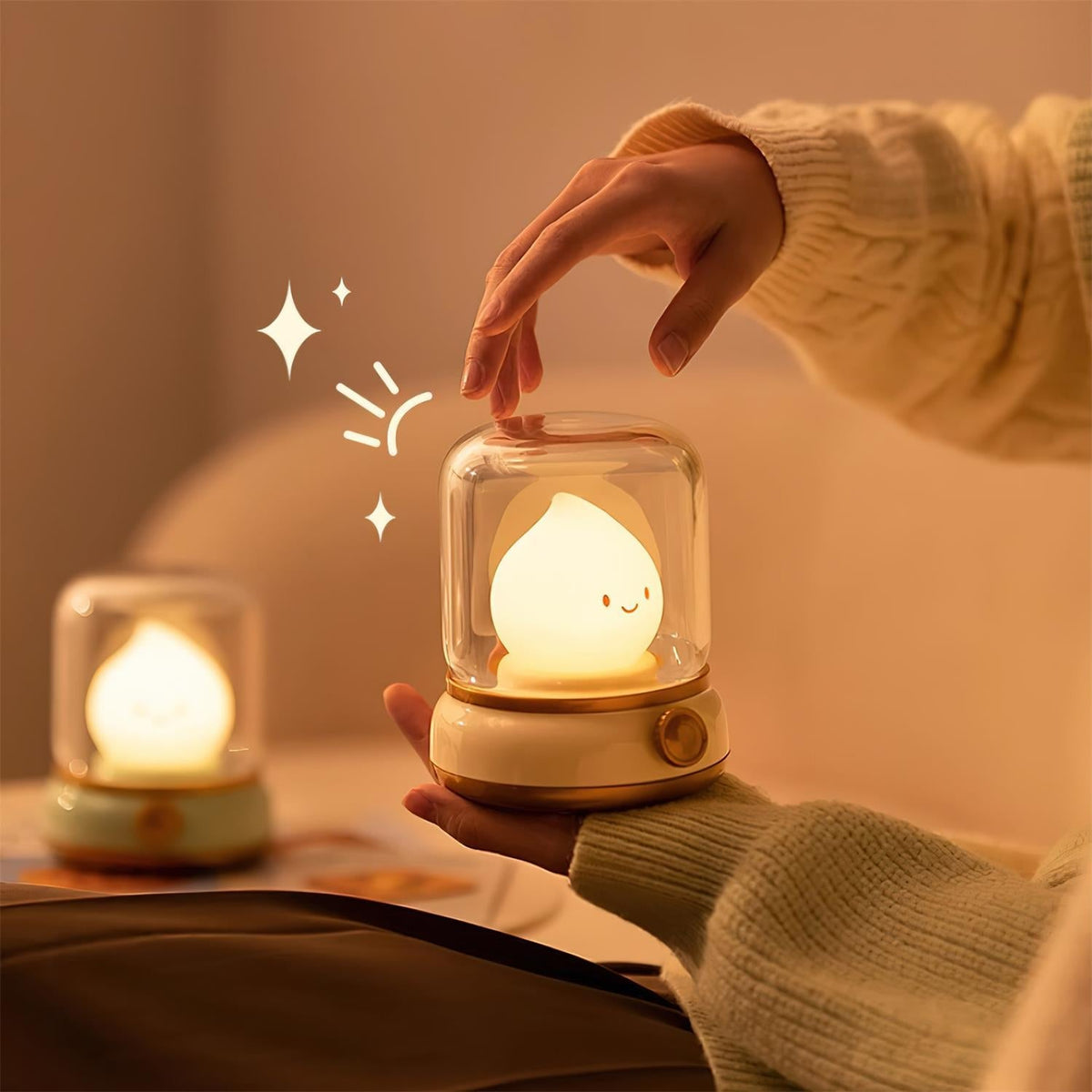 Contemporary Abs Soft Ambient Table Lamp 1-Light