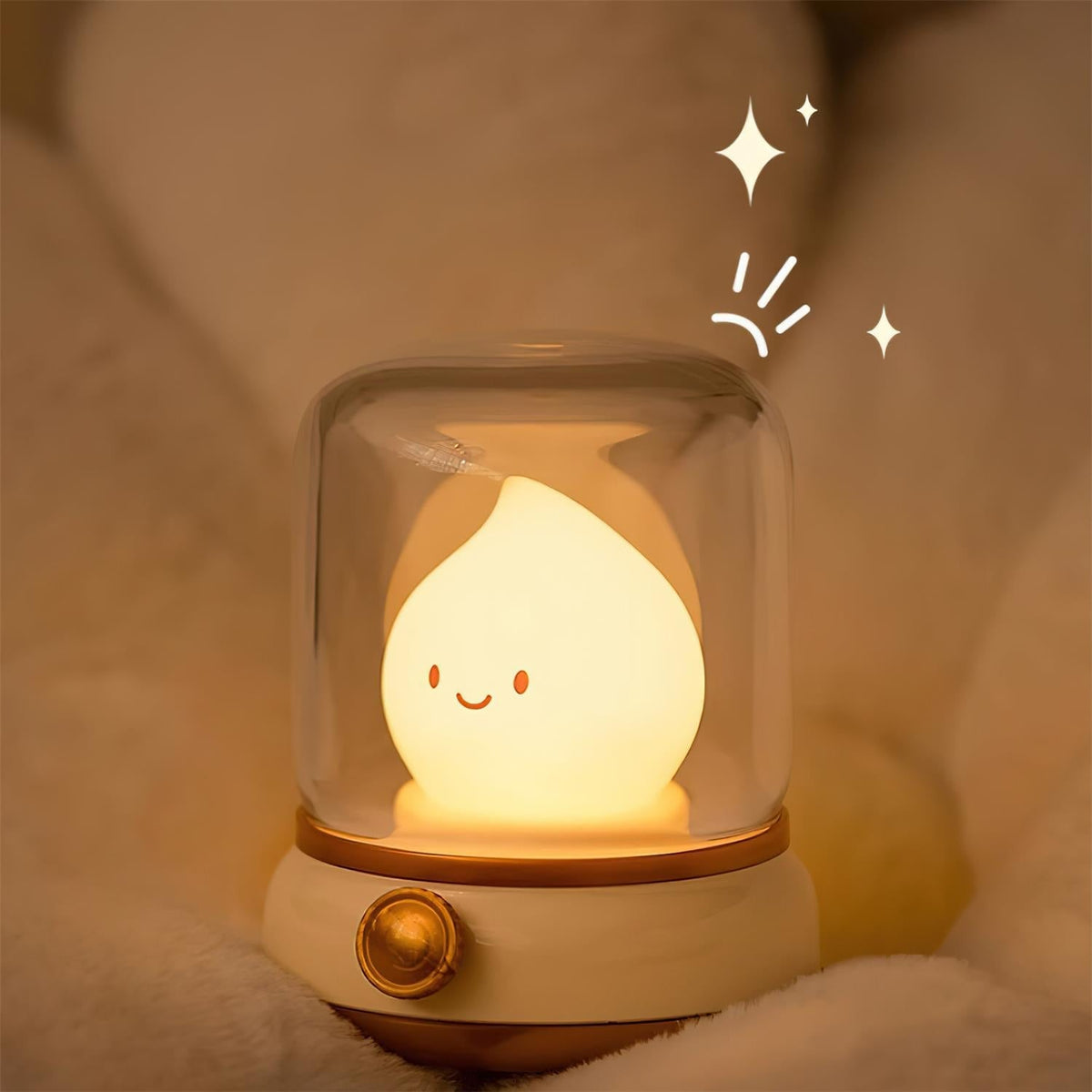 Contemporary Abs Soft Ambient Table Lamp 1-Light
