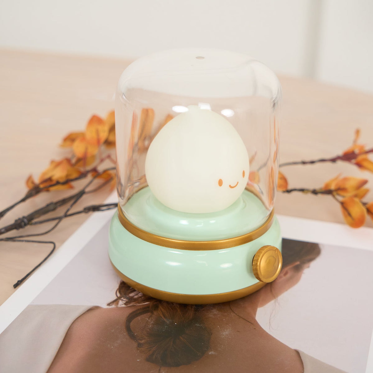Contemporary Abs Soft Ambient Table Lamp 1-Light