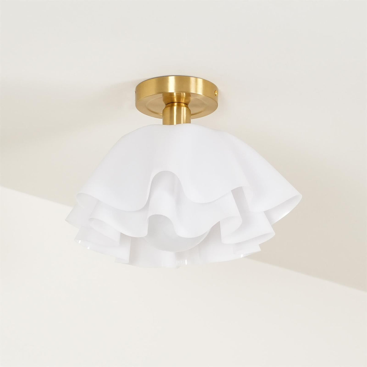 Contemporary Copper Brass Fitting Ceiling Light 1-Light
