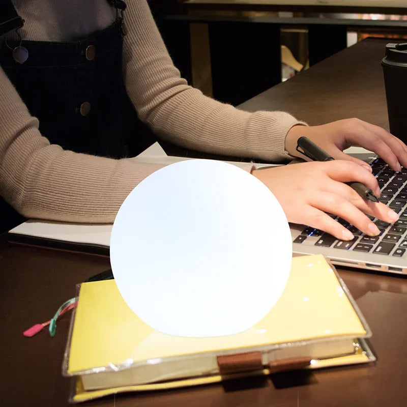 Modern Pe Solar USB Table Lamp 1-Light