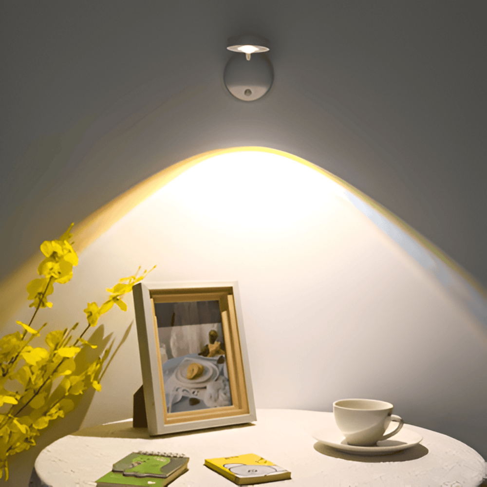 Modern Minimal Wireless LED Wall Lamp With Motion Sensor 1-Light