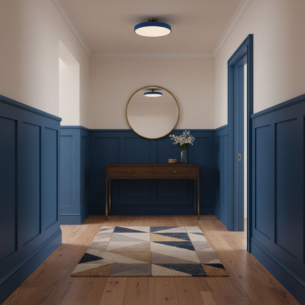 Contemporary Round LED Flush Mount Ceiling Light 1-Light