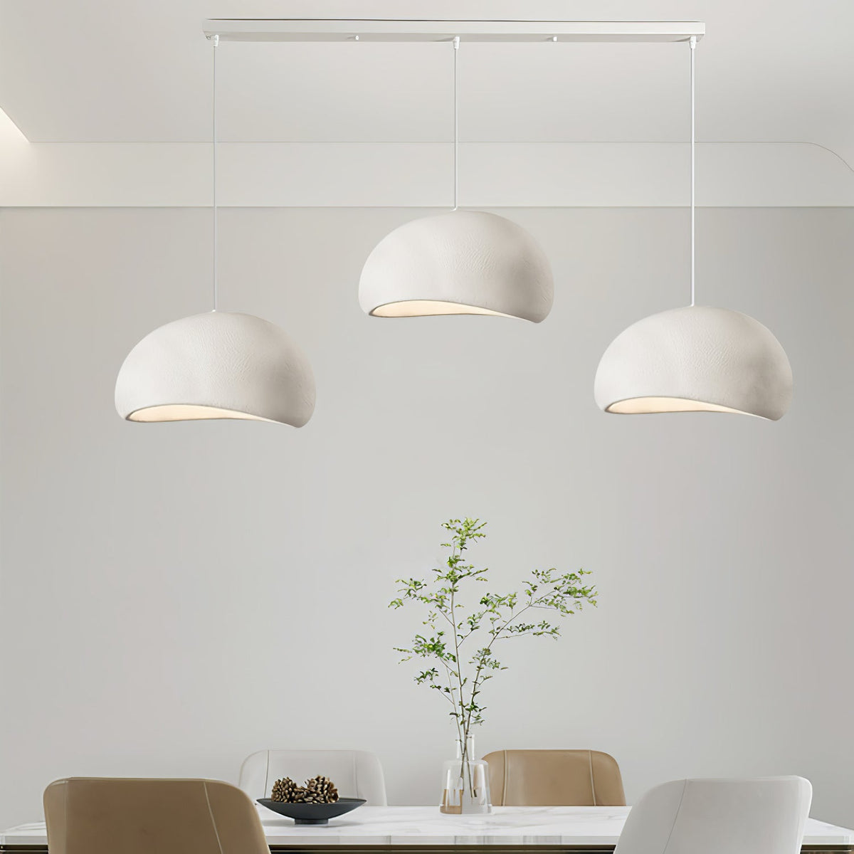 Contemporary Minimalist Dome LED Pendant Light 1-Light
