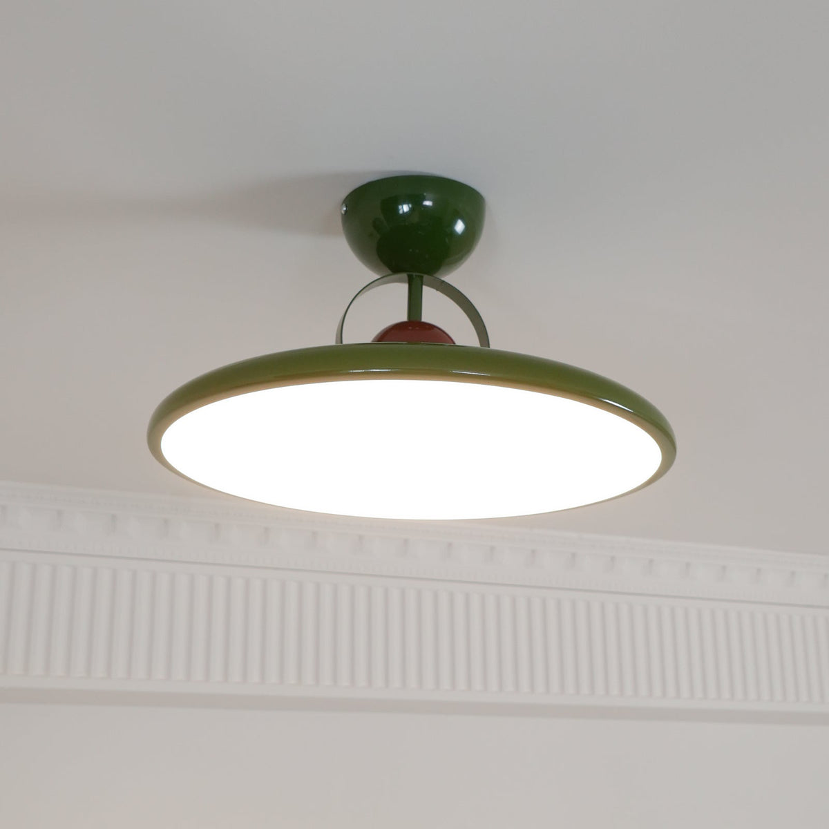 Contemporary Acrylic Offset Canopy Ceiling Light 1-Light