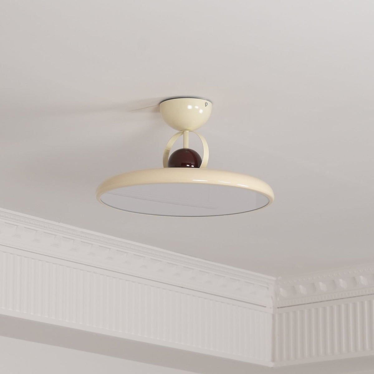 Contemporary Acrylic Offset Canopy Ceiling Light 1-Light