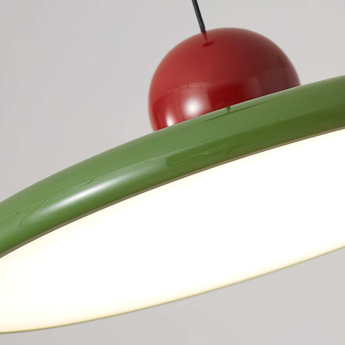 Modern Disc LED Plug-in Pendant Light 1-Light