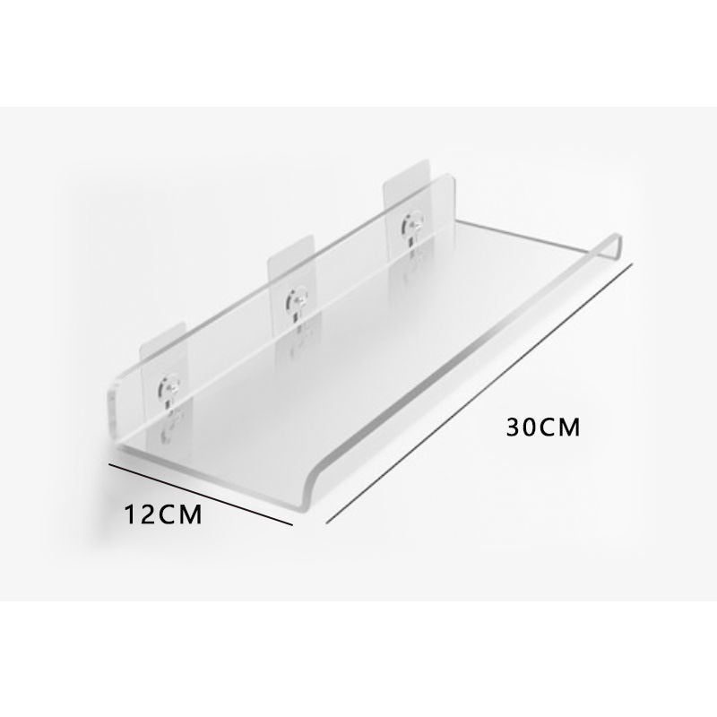 Modern Acrylic Floating Wall Shelves