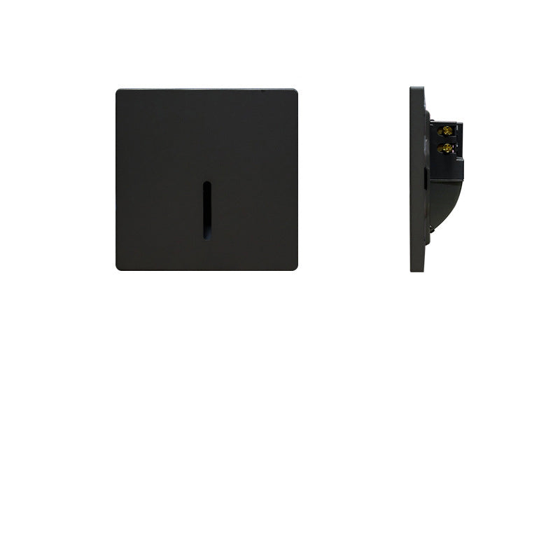 Modern Minimal Square LED Recessed Wall Lamp 1-Light