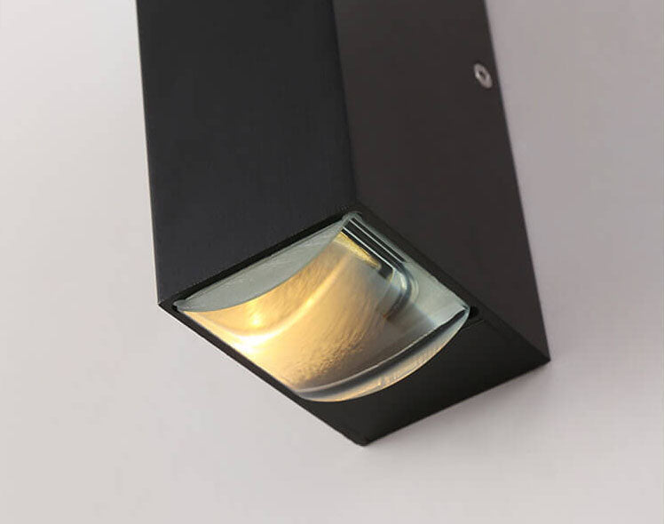 Contemporary Rectangular LED Wall Sconce Lamp 2-Light