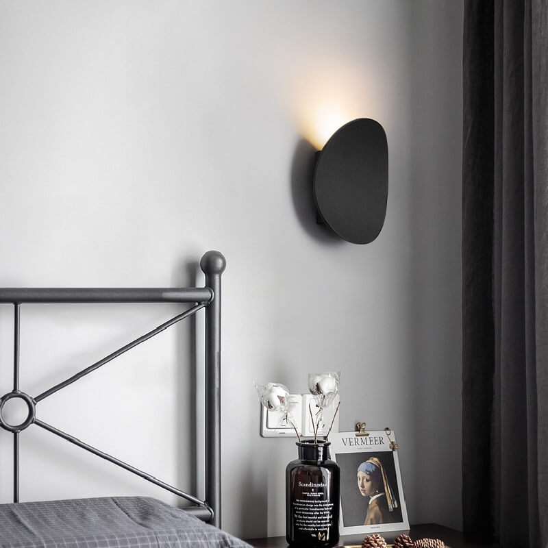 Contemporary Round LED Wall Sconce Lamp 1-Light
