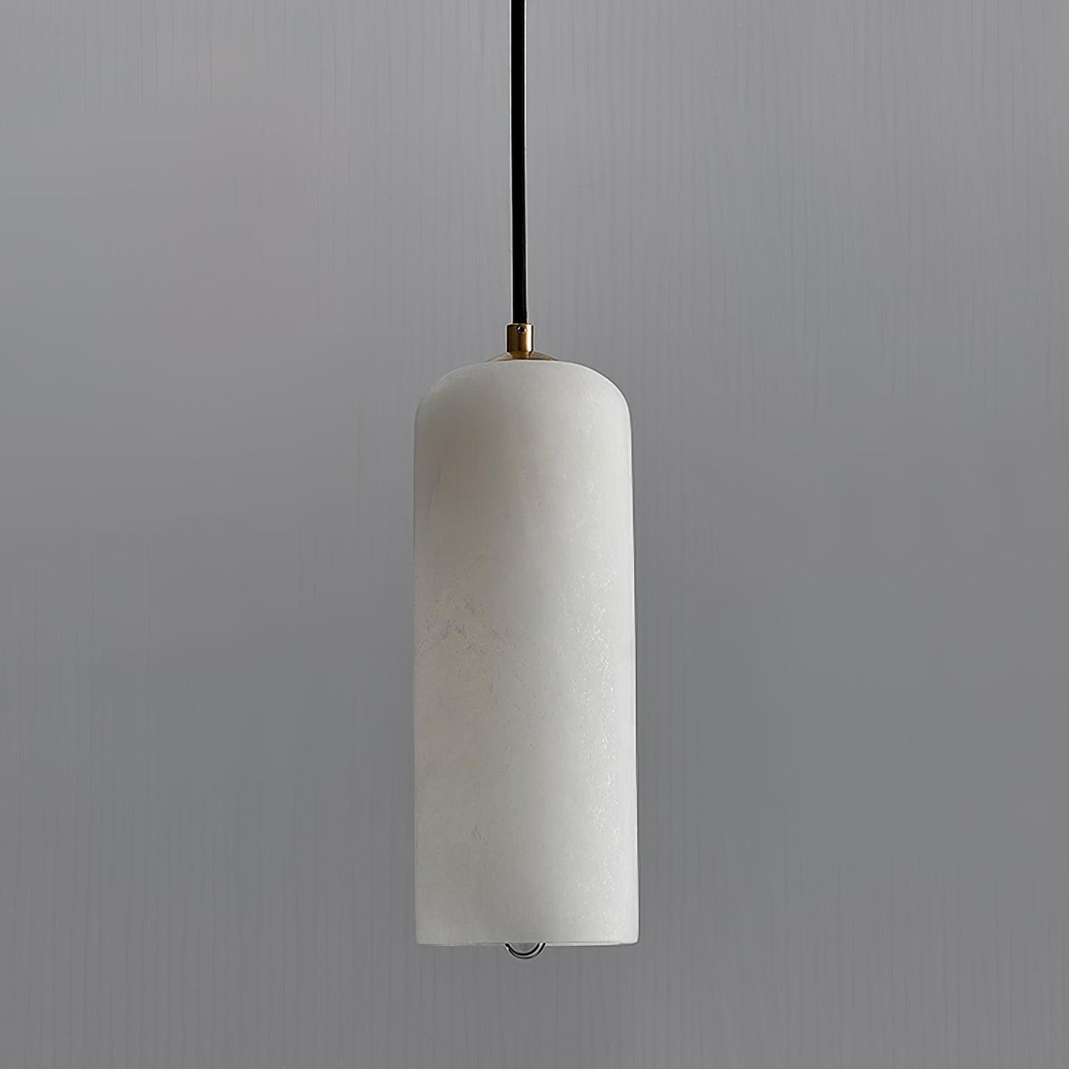 Contemporary Alabaster Single-Drop Design Pendant Light 1-Light