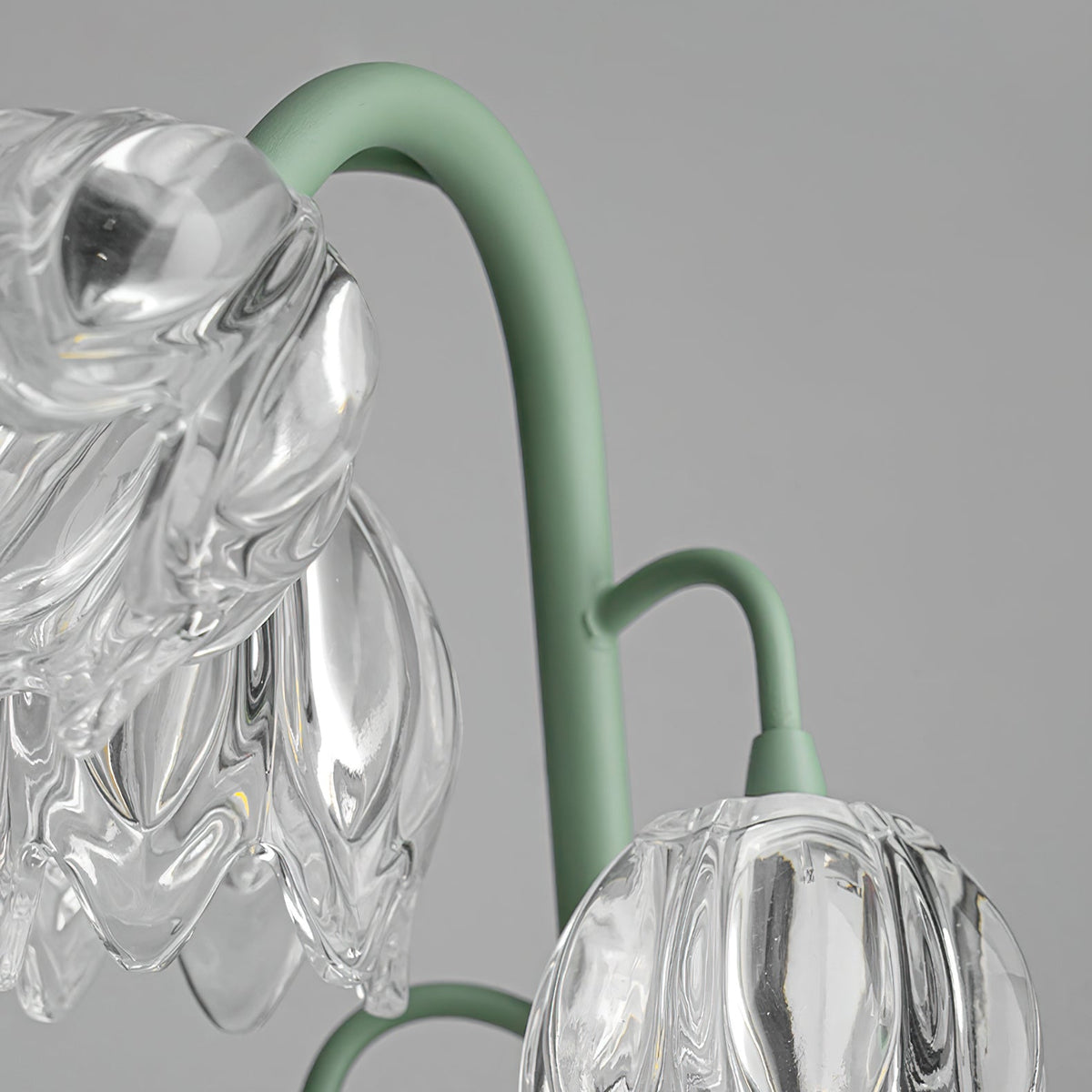 Contemporary Glass Multi-Light Stem Table Lamp 1-Light