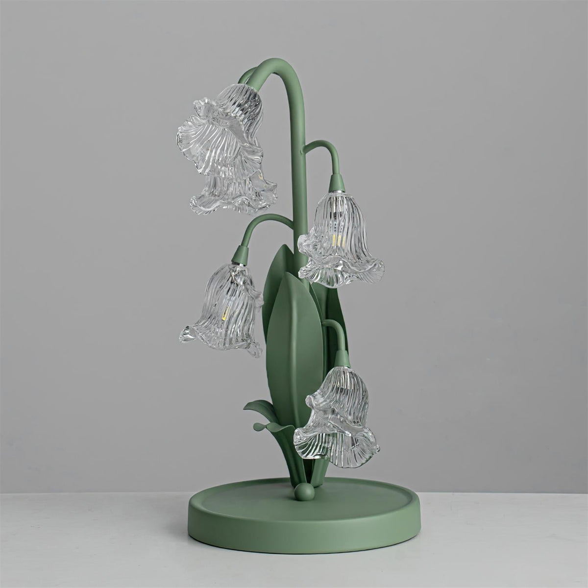 Contemporary Glass Multi-Light Stem Table Lamp 1-Light