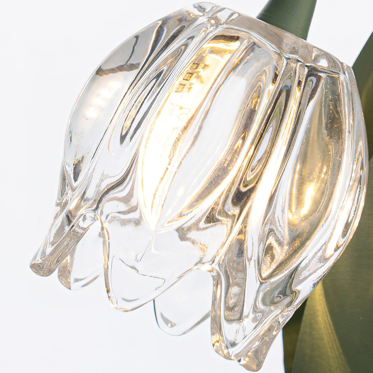 Contemporary Glass Multi-Light Stem Table Lamp 1-Light