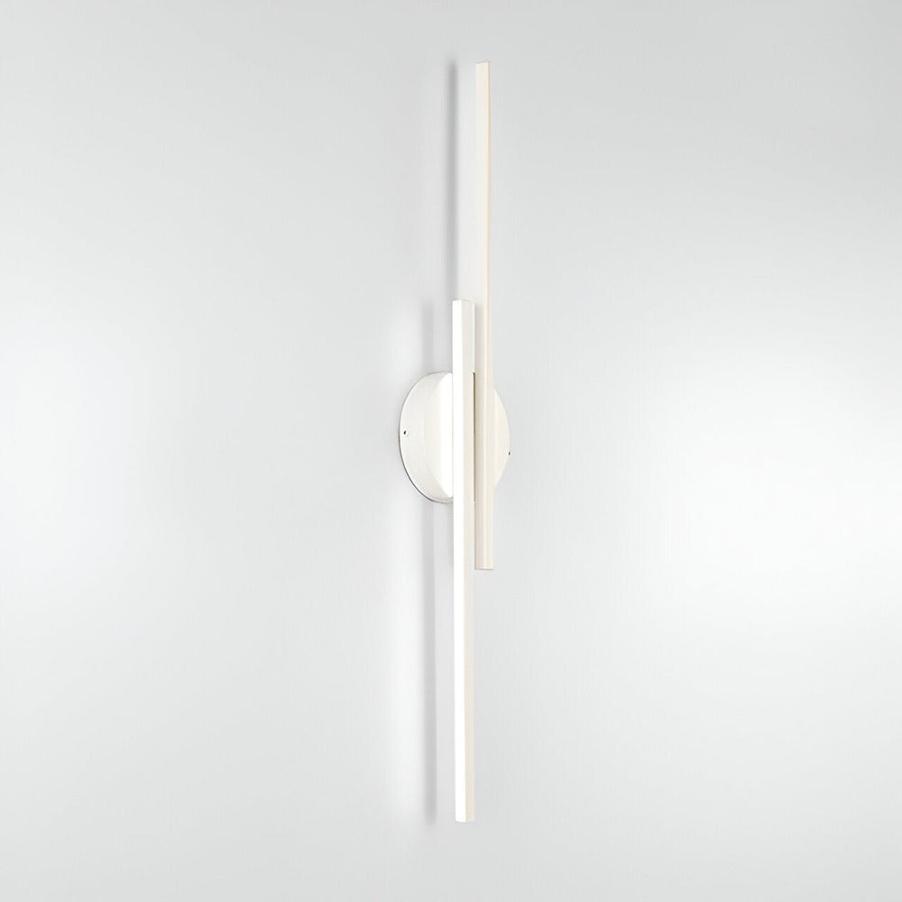 Contemporary Aluminium Round Backplate Wall Light 1-Light