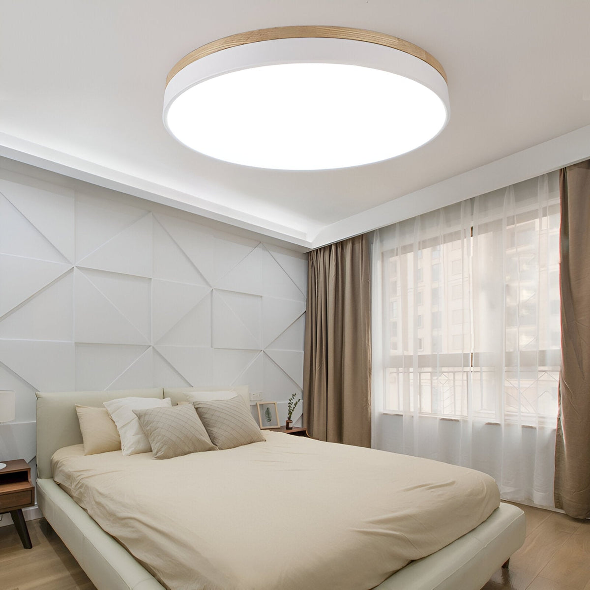 Nordic Iron Acrylic Diffuser Ceiling Light 1-Light