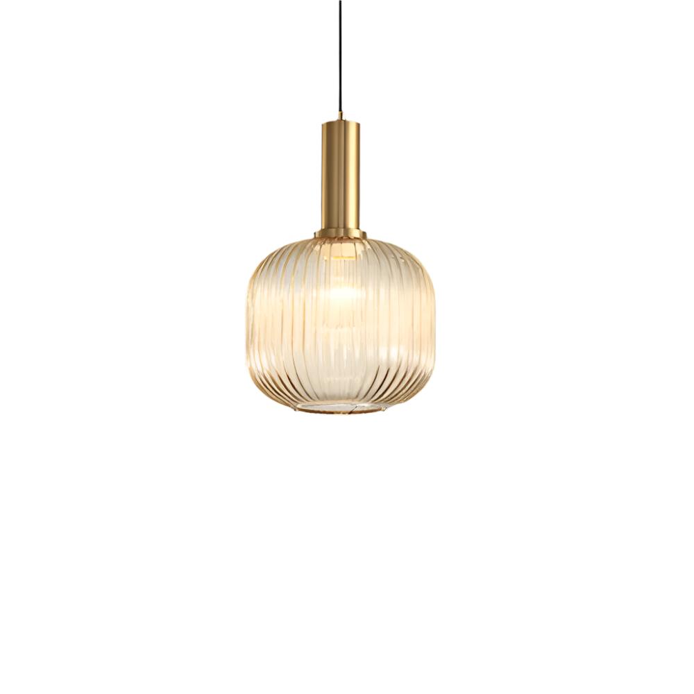 Contemporary Glass Tube Fitting Pendant Light 1-Light