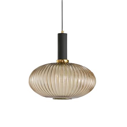 Contemporary Glass Tube Fitting Pendant Light 1-Light