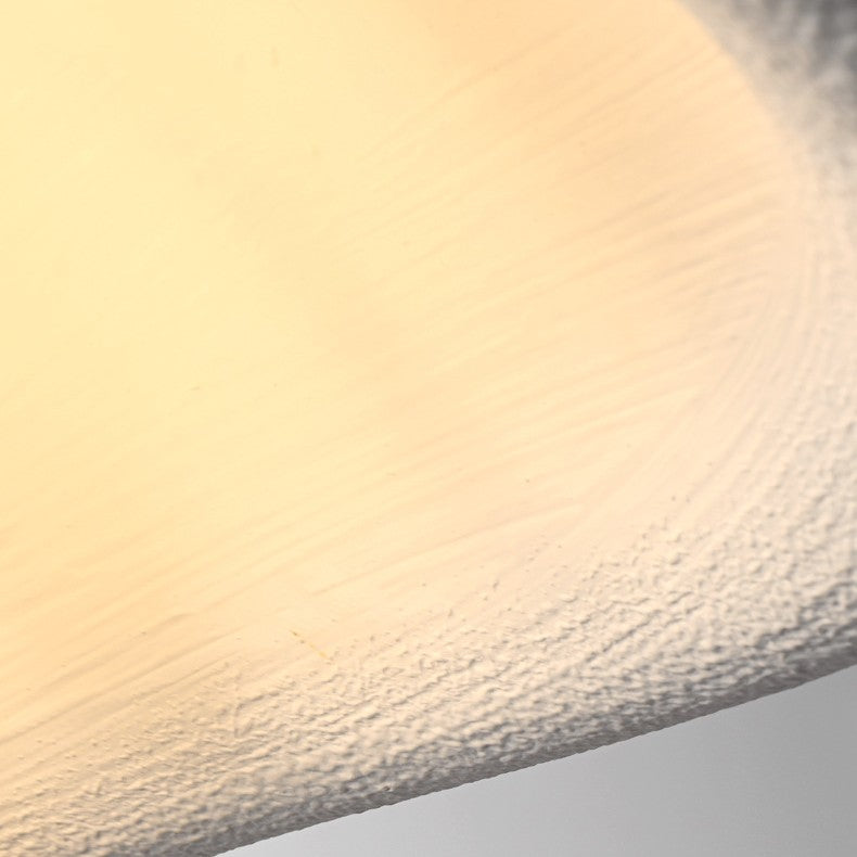 Japandi Polystyrene Textured Shade Pendant Light 1-Light