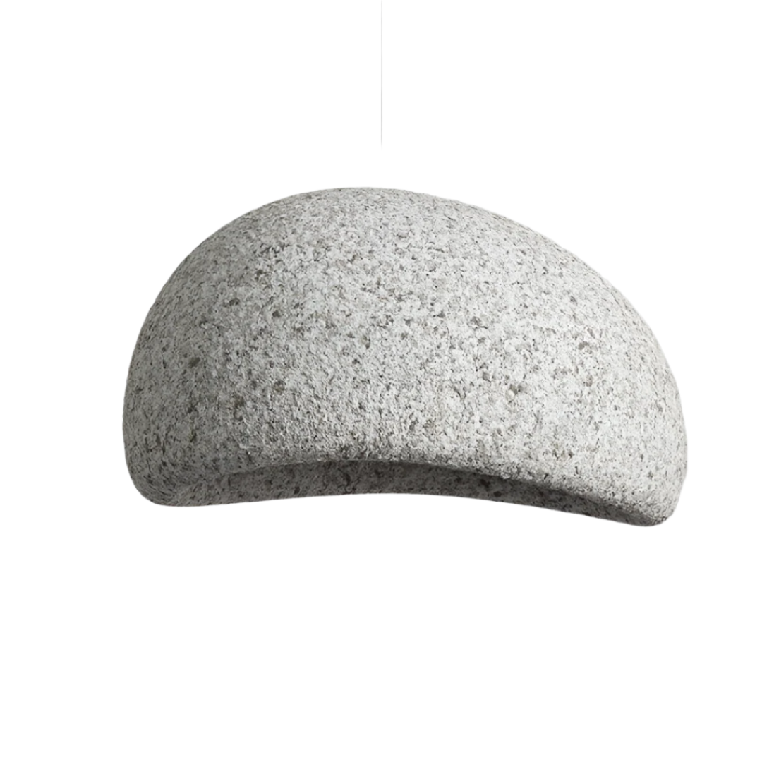 Wabi-Sabi Polystyrene Spherical Dome Pendant Light 1-Light