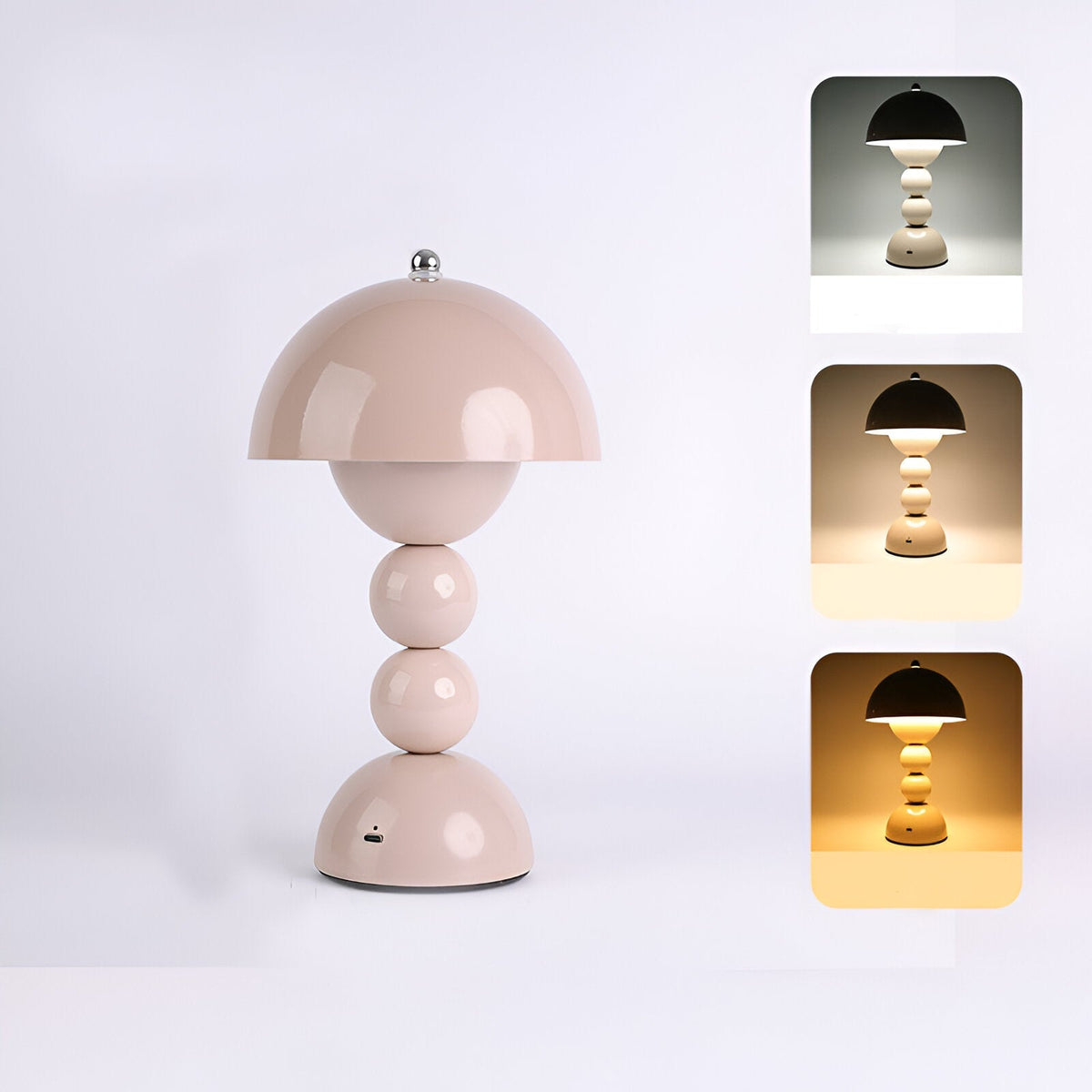 Contemporary Acrylic Stacked Sphere Table Lamp 1-Light
