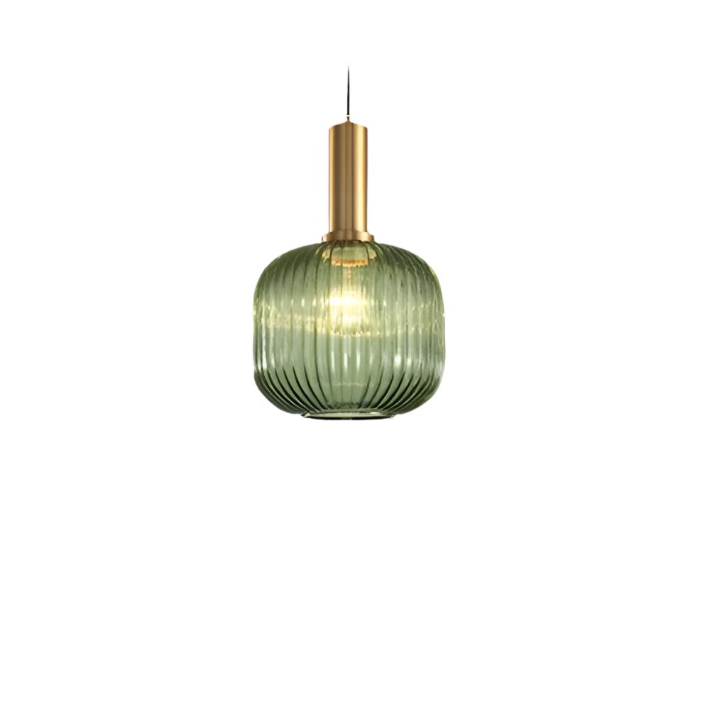 Contemporary Glass Tube Fitting Pendant Light 1-Light