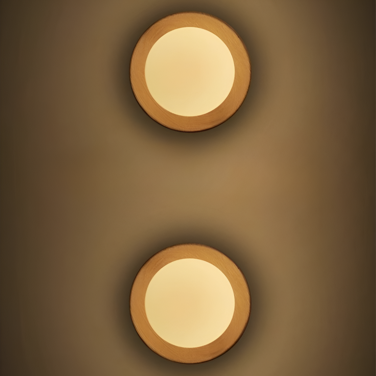 Nordic Wood Globe Shade Wall Light 1-Light