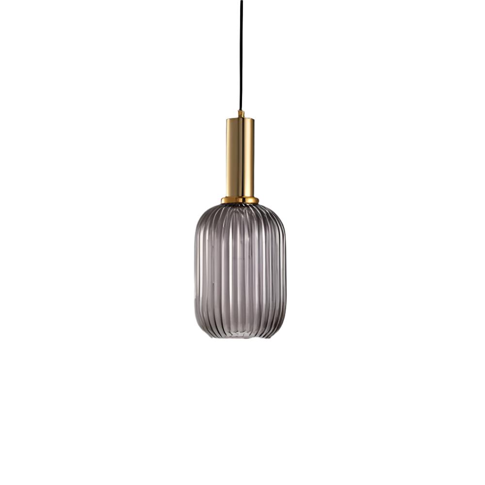 Contemporary Glass Tube Fitting Pendant Light 1-Light