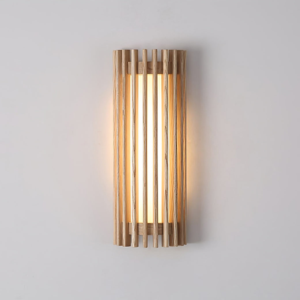Contemporary Acrylic Vertical Linear Wall Light 1-Light