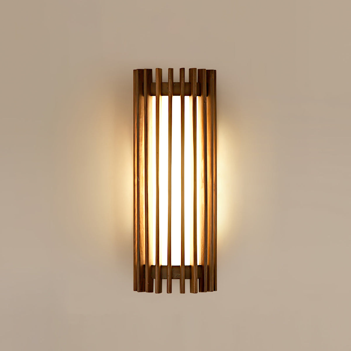 Contemporary Acrylic Vertical Linear Wall Light 1-Light