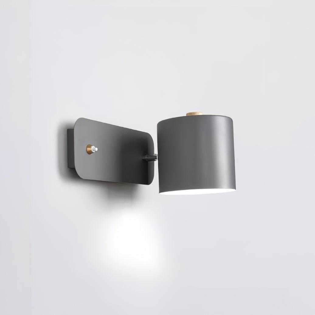Contemporary Minimalist Rotatable Cylinder LED Wall Sconce 1-Light