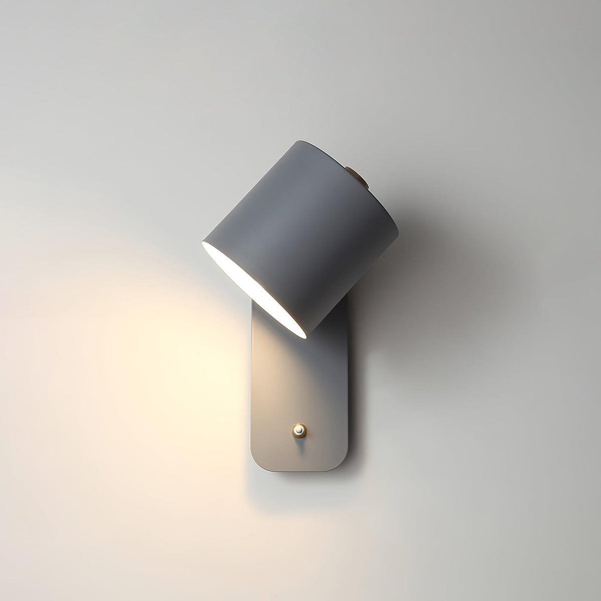 Contemporary Minimalist Rotatable Cylinder LED Wall Sconce 1-Light