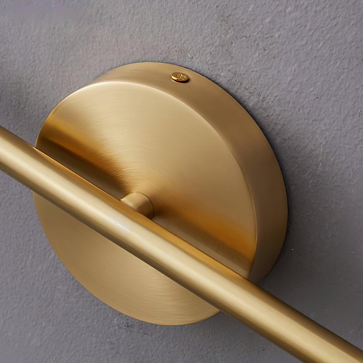 Contemporary Brass Double Cylinder Adjustable Wall Spotlight