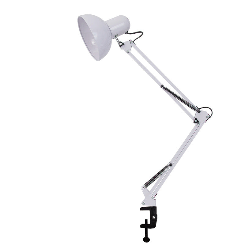 Contemporary Minimalist Adjustable Metal LED Table Lamp | 1-Light Clip-On