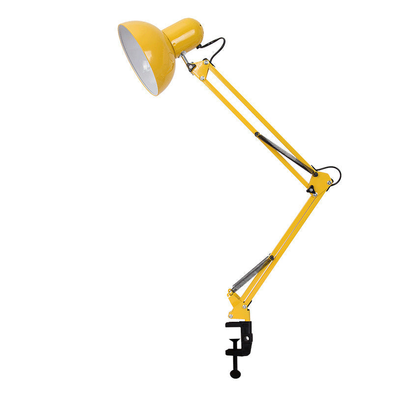 Contemporary Minimalist Adjustable Metal LED Table Lamp | 1-Light Clip-On