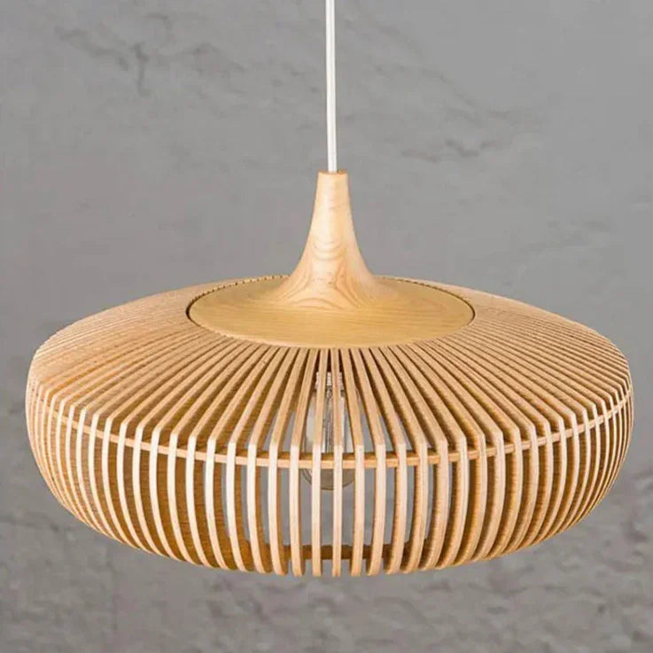 Scandinavian Wood Pendant Light 1-Light