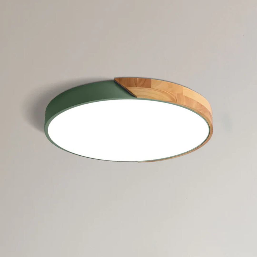 Scandinavian Wood Ceiling Light 1-Light