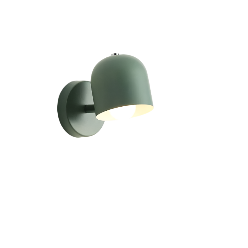 Contemporary Macaron Dome Wall Sconce LED 1-Light