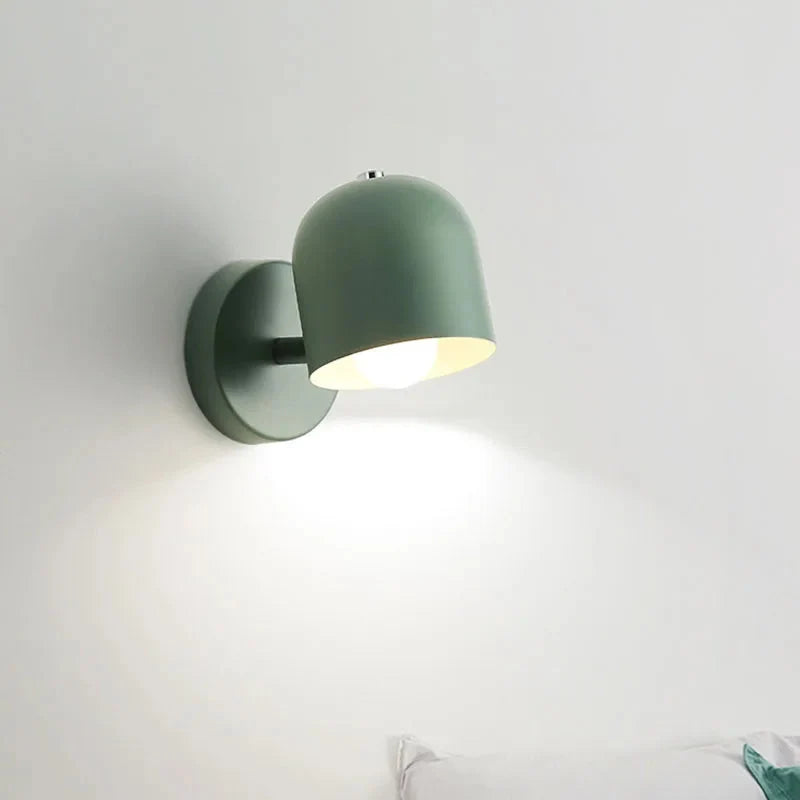 Contemporary Macaron Dome Wall Sconce LED 1-Light