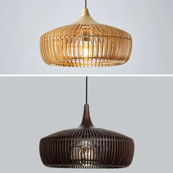 Scandinavian Wood Pendant Light 1-Light