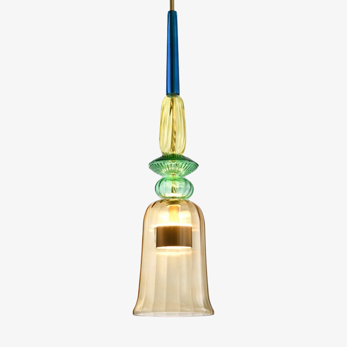 Contemporary Glass 61.5cm Pendant Light 1-Light