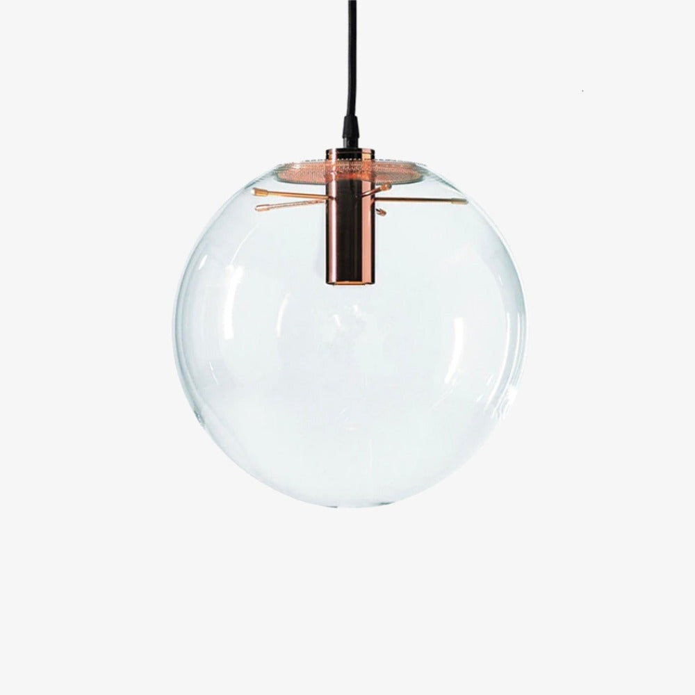 Contemporary Glass Pendant Light 1-Light