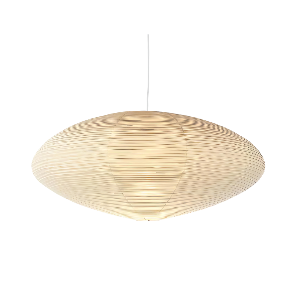 Japandi Paper Xuan Shade Pendant Light 1-Light
