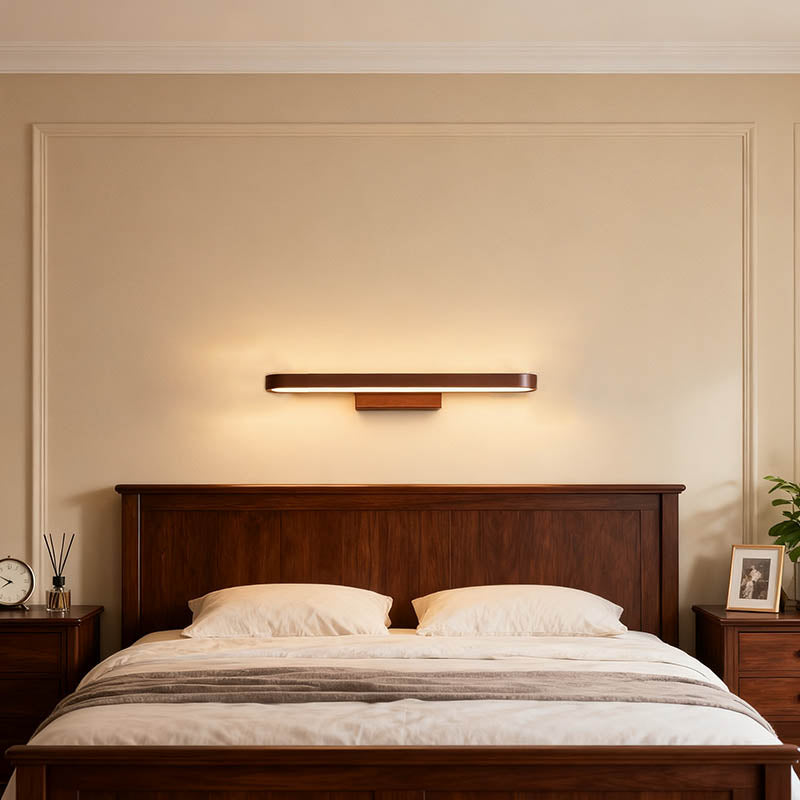 Contemporary LED Linear Mirror Wall Light | 1-Light